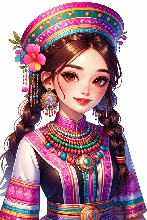 Chinese Style,Traditional Painting Media,Girl,LoRA,SD 1.5