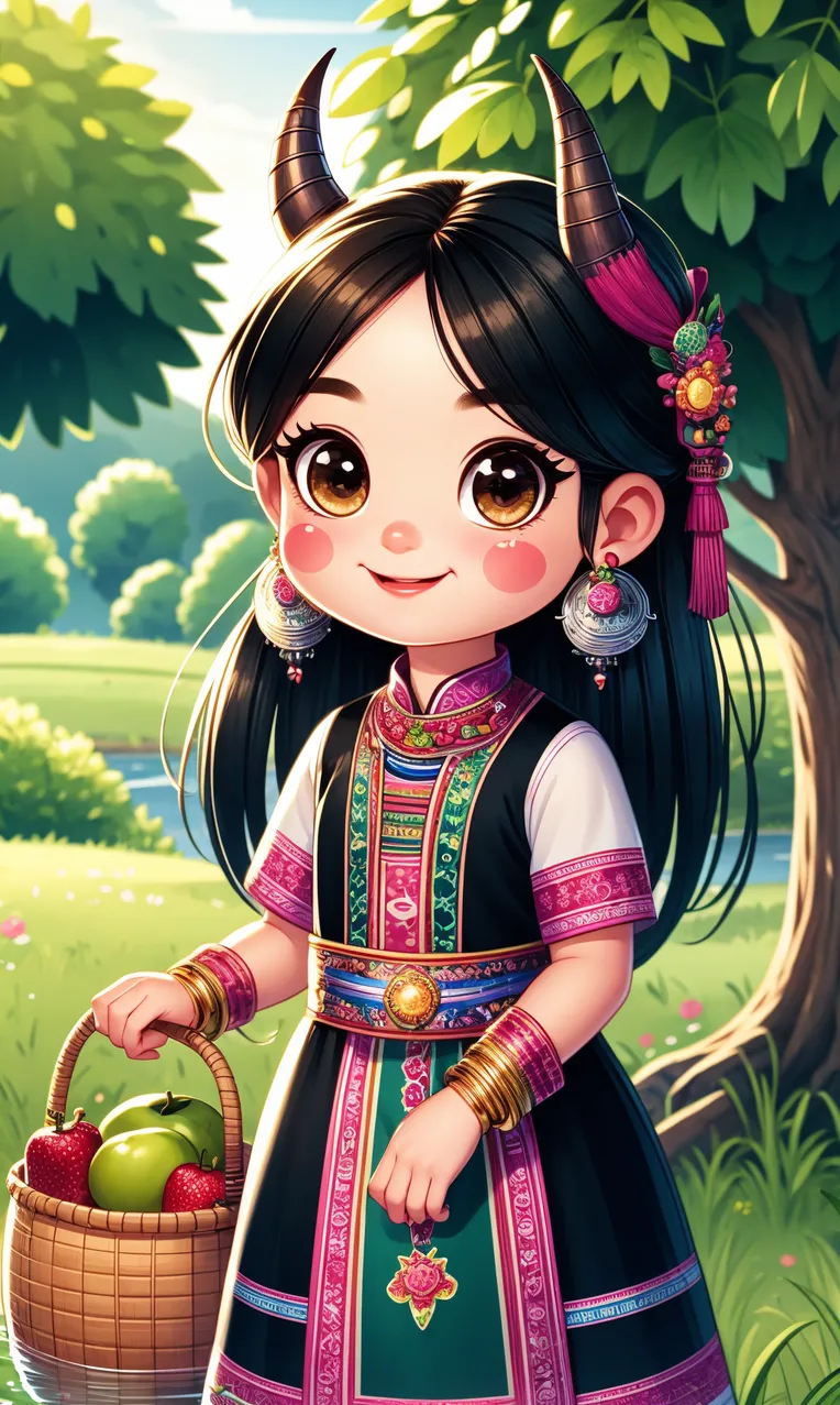 Chinese Style,Traditional Painting Media,Girl,LoRA,SD 1.5