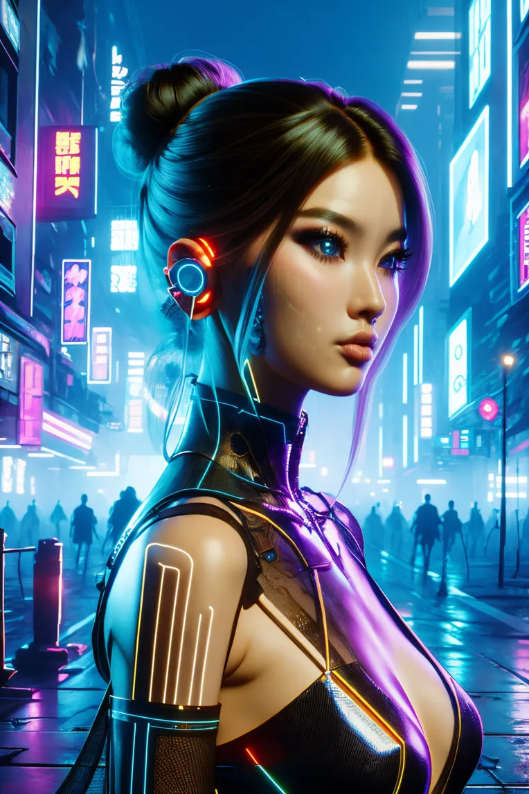 CGI style,Anime Style,Girl,LoRA,SD 1.5