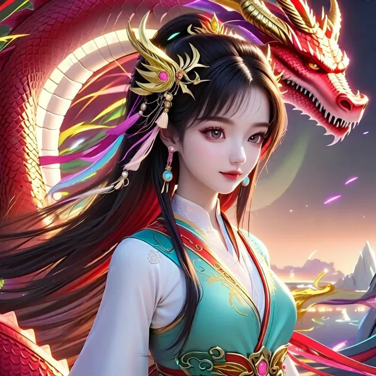 CGI style,Anime Character,Chinese Style,LoRA,HunyuanDiT v1.2