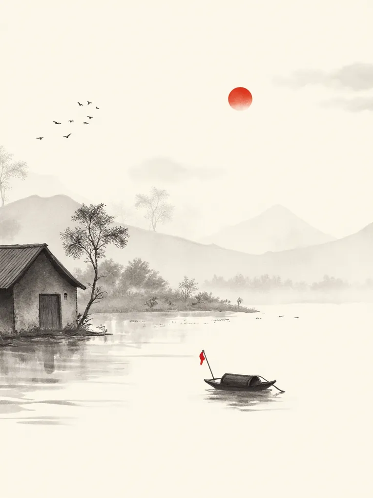 Chinese Style,Traditional Painting Media,Style Boost,LoRA,FLUX.1