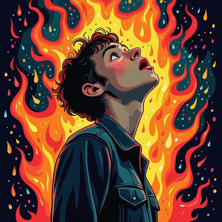 Flat Illustration,Girl,Object Enhance,LoRA,FLUX.1