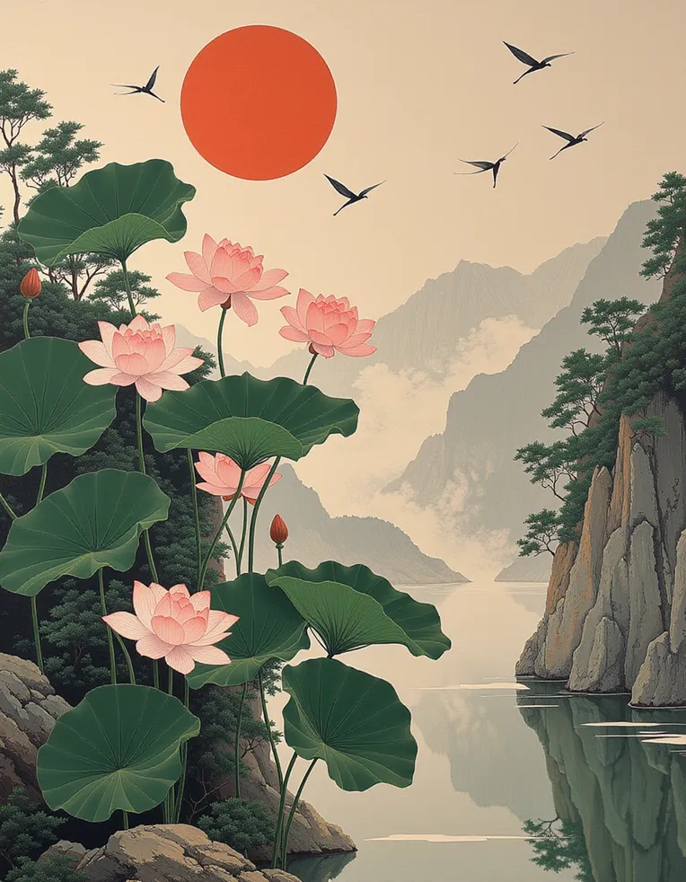 Traditional Painting Media,Style Boost,Plant,LoRA,FLUX.1