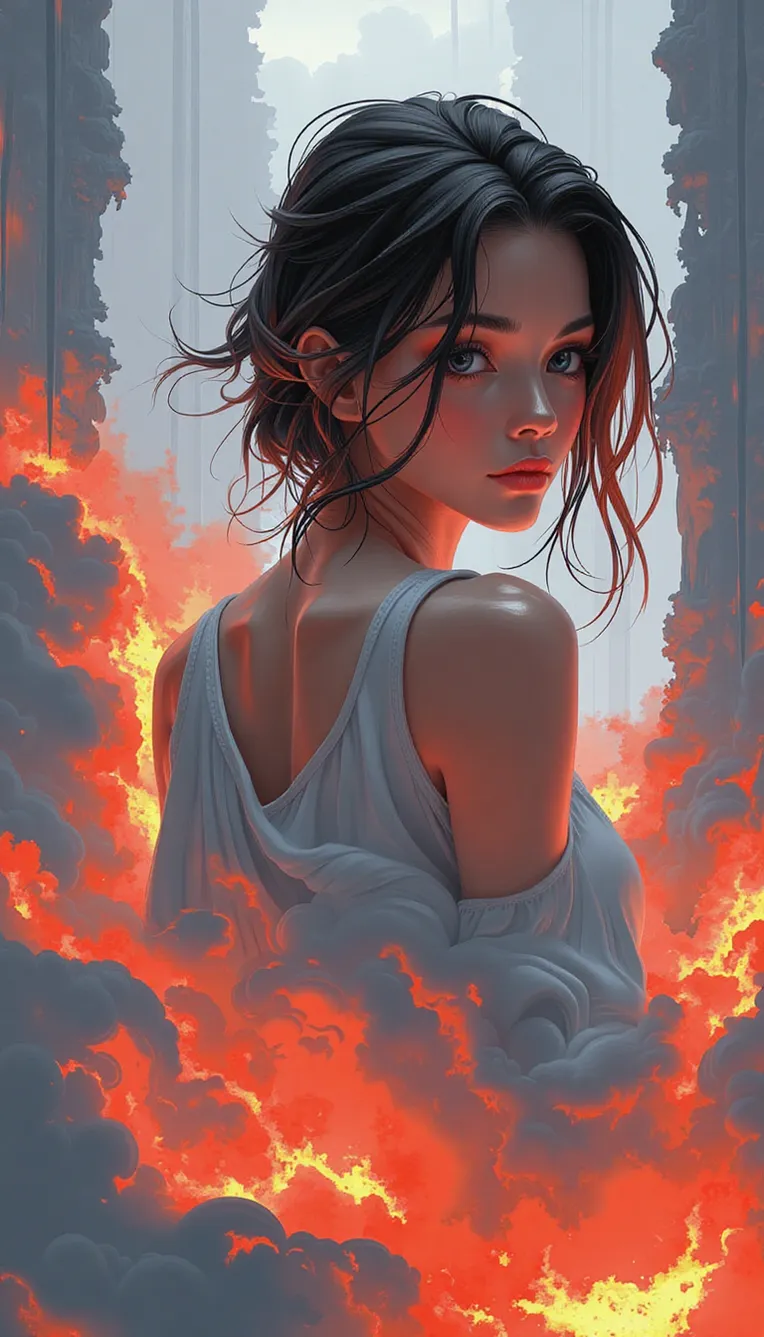 Flat Illustration,Girl,Object Enhance,LoRA,FLUX.1