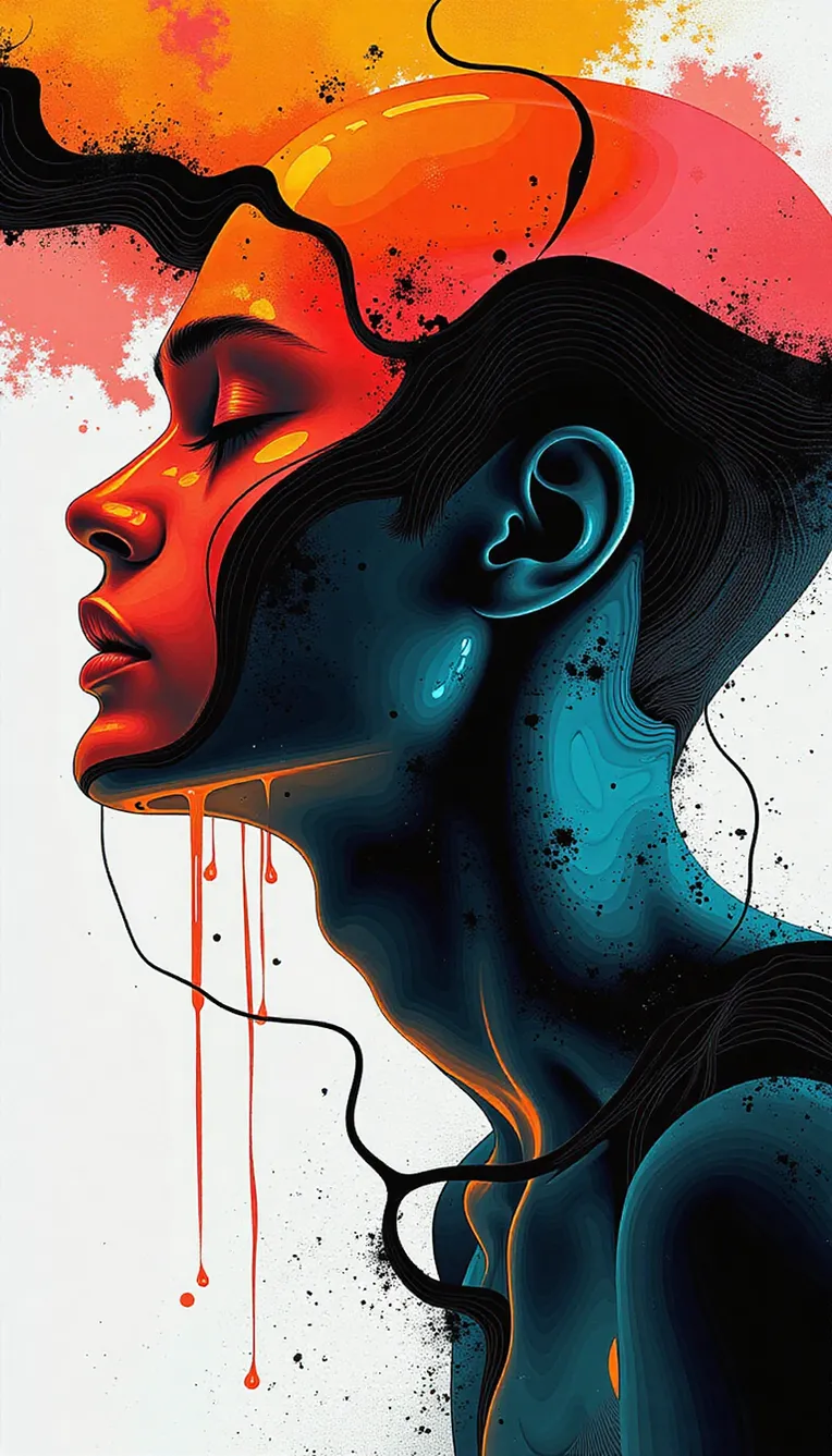 Flat Illustration,Girl,Object Enhance,LoRA,FLUX.1