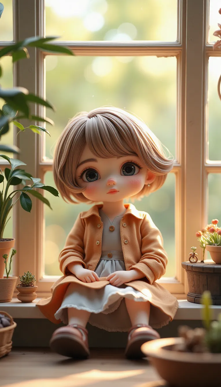 Cartoon style,Girl,Object Enhance,LoRA,FLUX.1