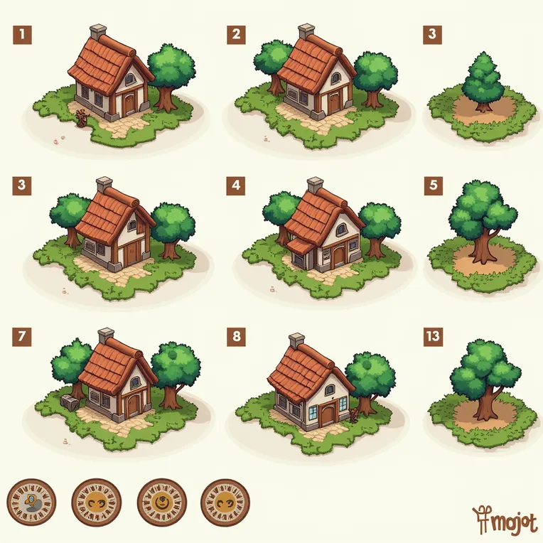 Flat Illustration,Building,Object Enhance,LoRA,FLUX.1