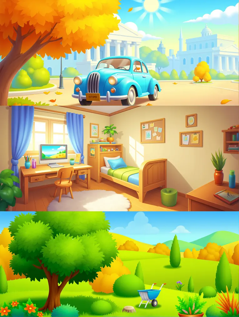 F.1 European and American Cartoon Game Scene Professional Edition ...