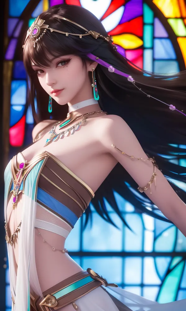 CGI style,Anime Character,Girl,LoRA,SD 1.5