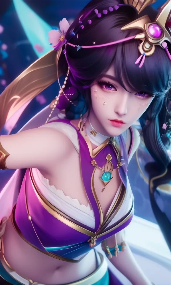 CGI style,Anime Character,Girl,LoRA,SD 1.5