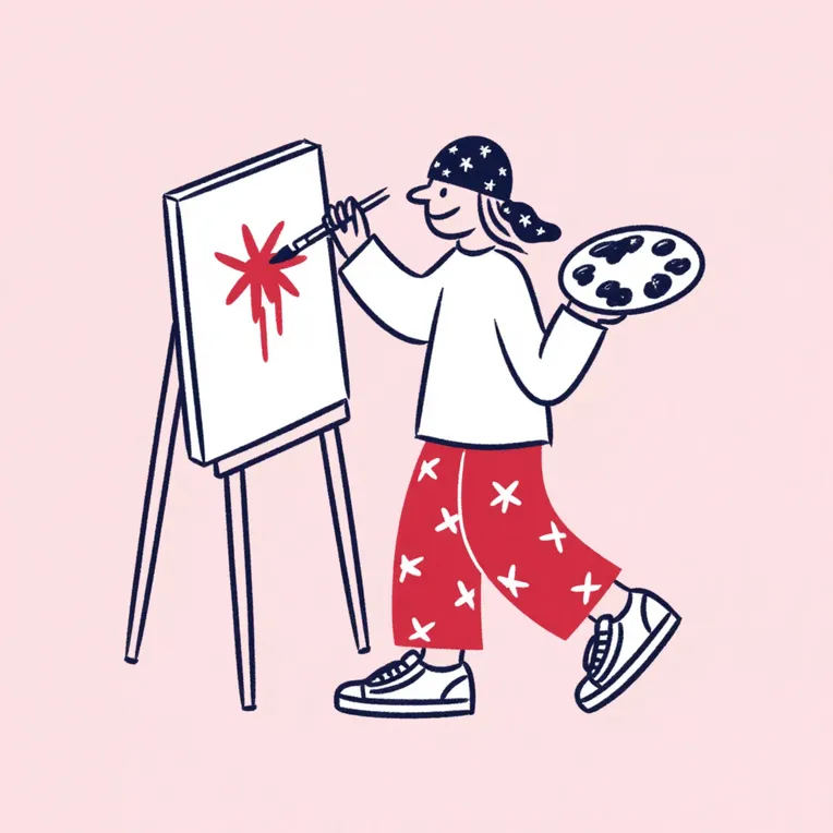 Flat Illustration,Boy,Style Boost,LoRA,FLUX.1