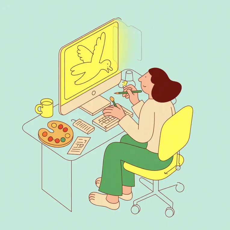 Flat Illustration,Girl,Style Boost,LoRA,FLUX.1