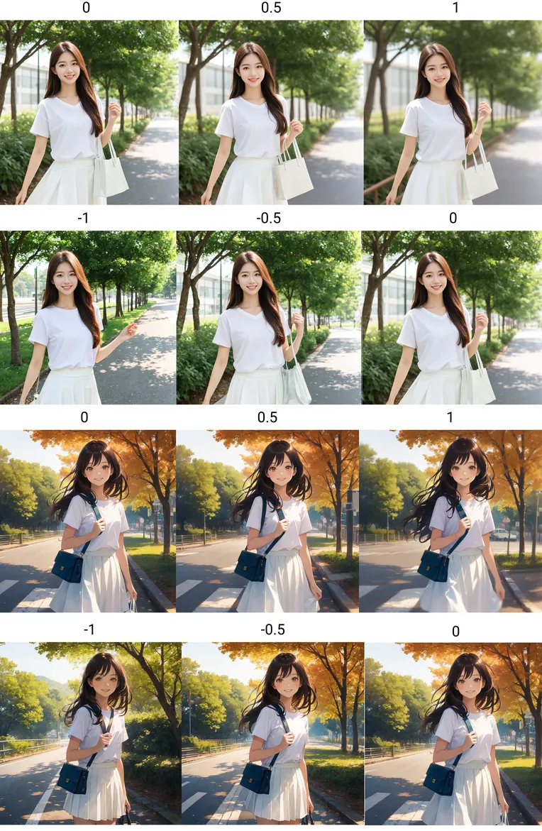 Girl,Composition Control,LoRA,SD 1.5