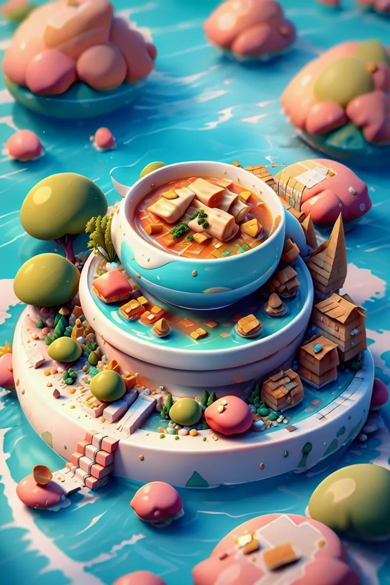 Cartoon style,Space & Scene,Object Enhance,LoRA,SD 1.5