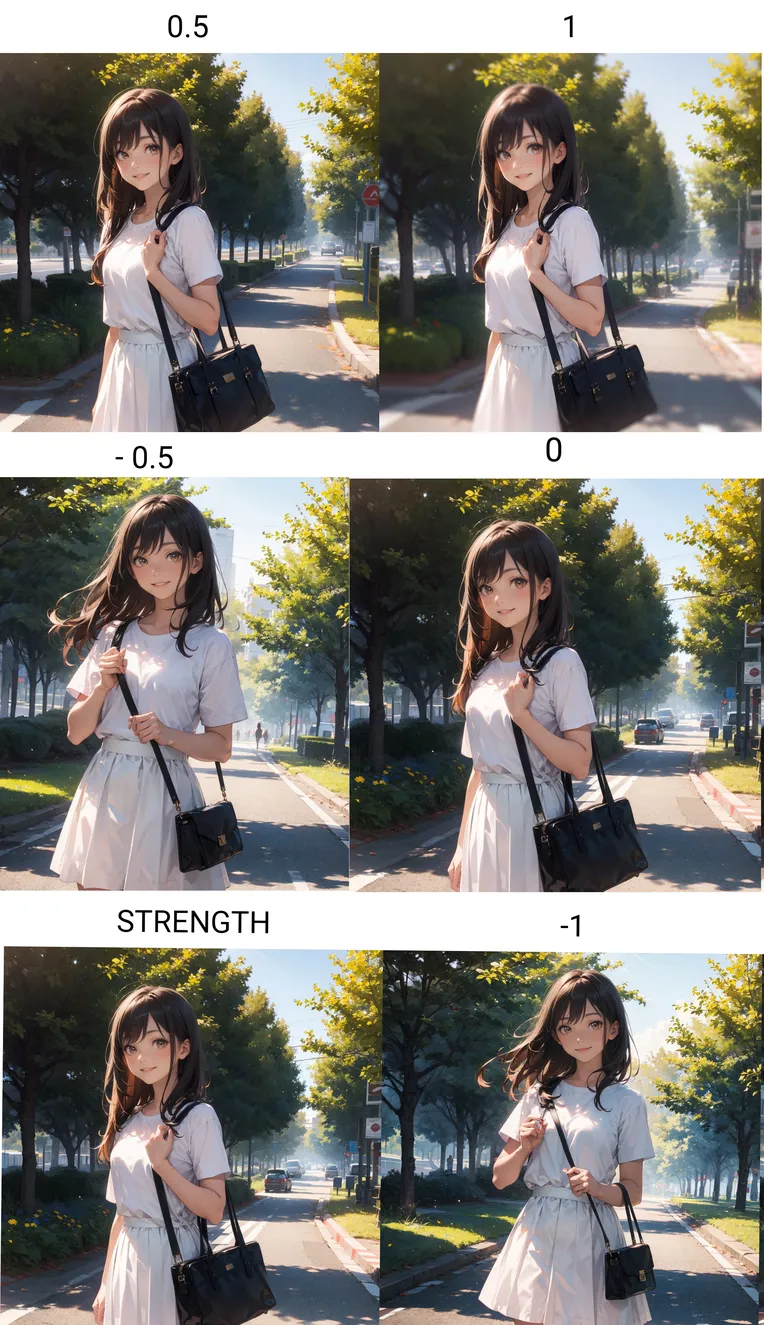 Girl,Composition Control,LoRA,SD 1.5