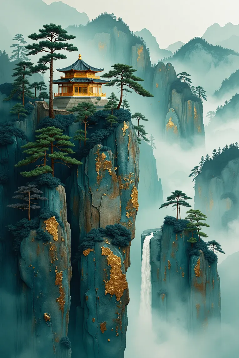 Traditional Painting Media,Building,Style Boost,LoRA,FLUX.1
