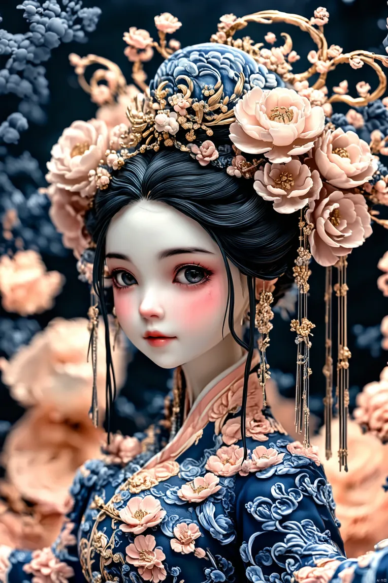 CGI style,Chinese Style,Traditional Painting Media,LoRA,Kolors