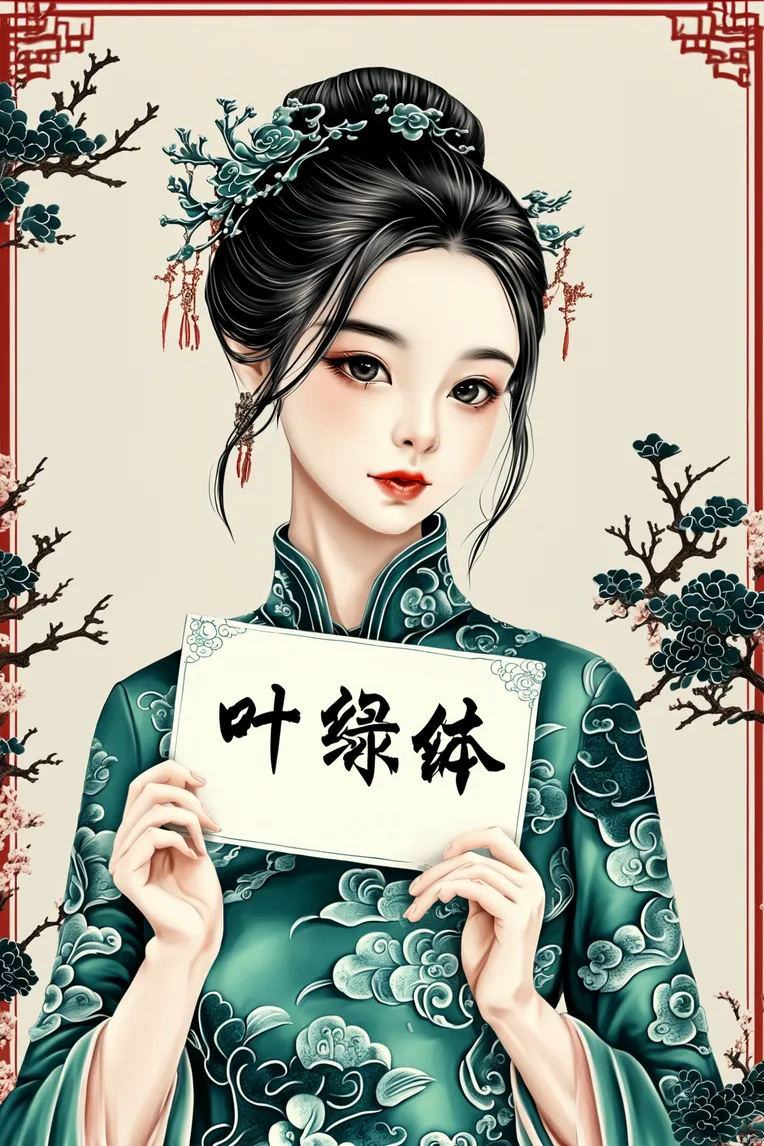 CGI style,Chinese Style,Traditional Painting Media,LoRA,Kolors