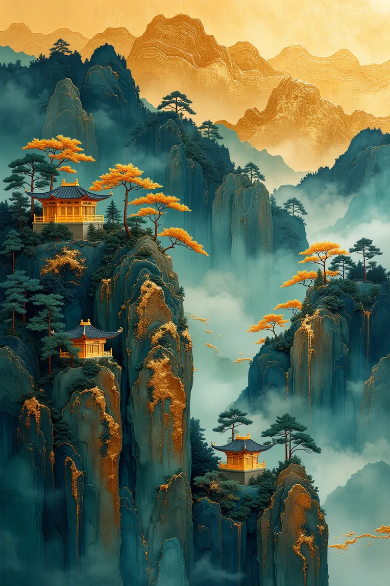 Traditional Painting Media,Building,Style Boost,LoRA,FLUX.1