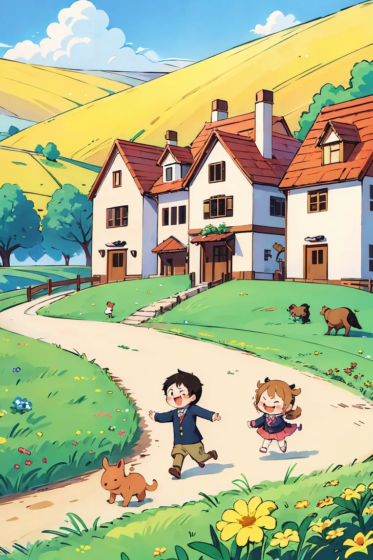 Hand-Drawn,Traditional Painting Media,Girl,LoRA,SD 1.5