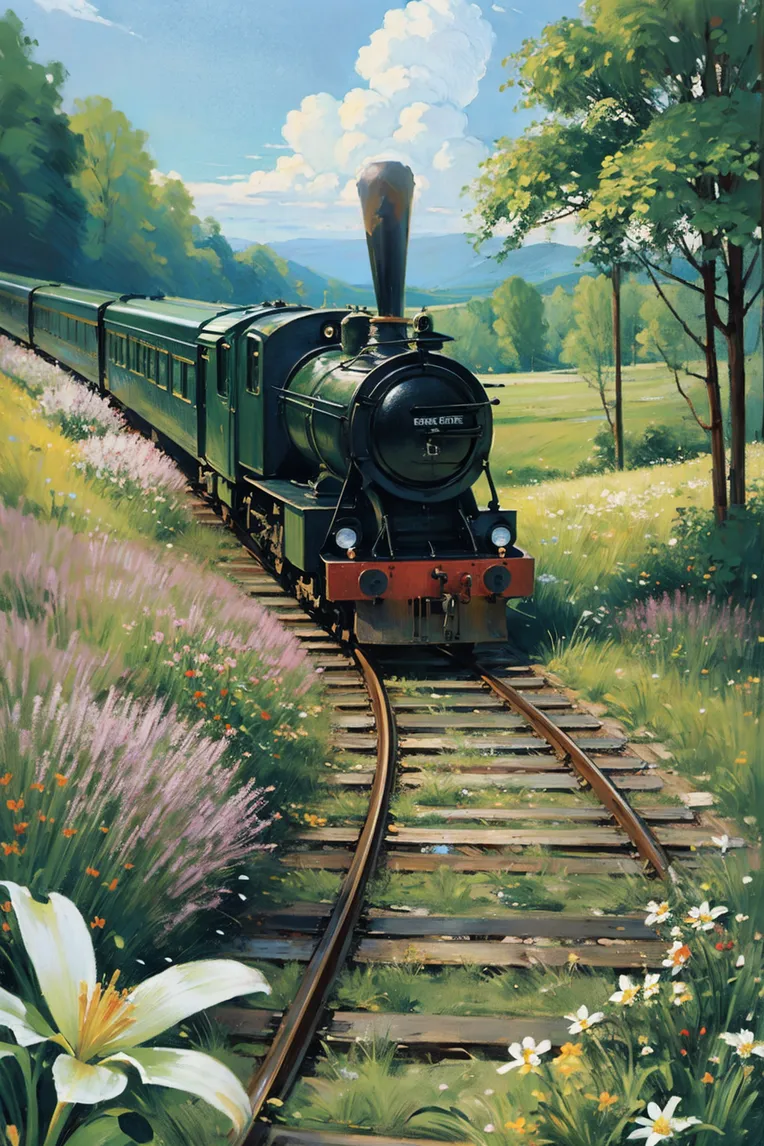 Hand-Drawn,Traditional Painting Media,Girl,LoRA,SD 1.5