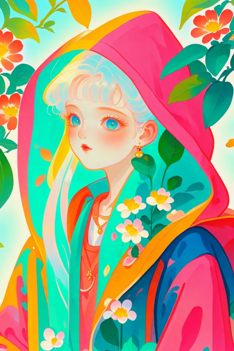 Classic Painting,Traditional Painting Media,Girl,LoRA,SDXL