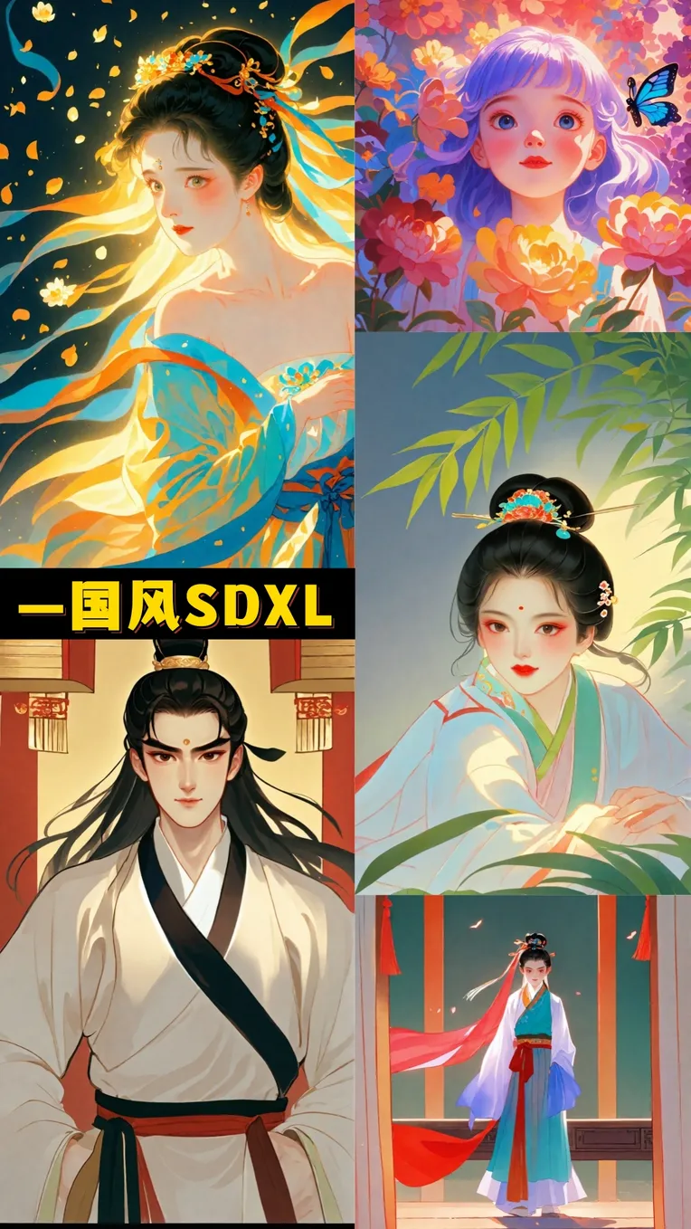 CGI style,Chinese Style,Anime Style,Checkpoint,SDXL