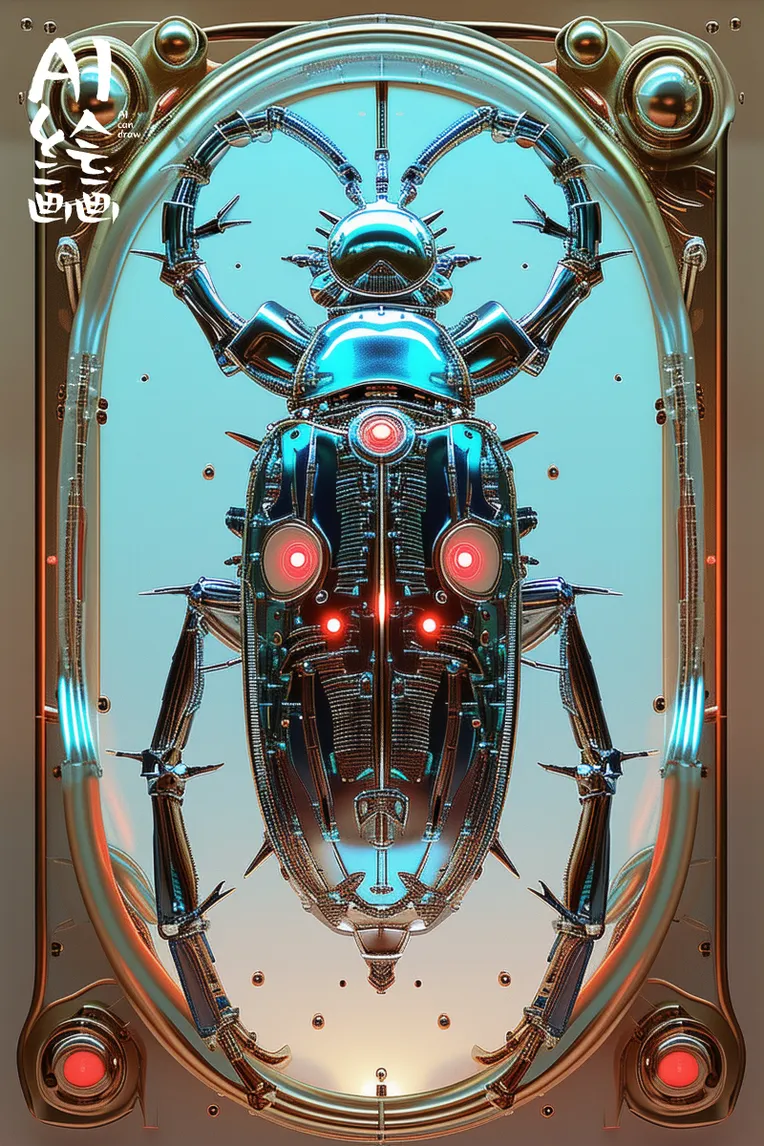 Mechanical Insects_sd3.5-LoRA-AI绘画画-Shakker