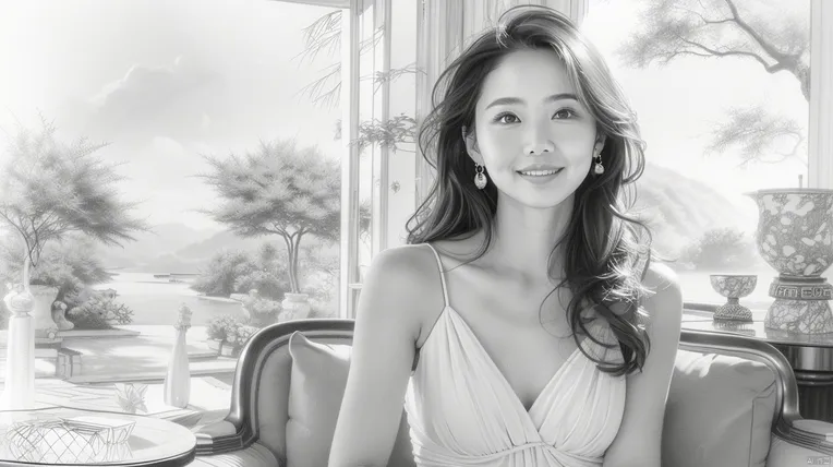 Hand-Drawn,Traditional Painting Media,Girl,LoRA,SD 1.5