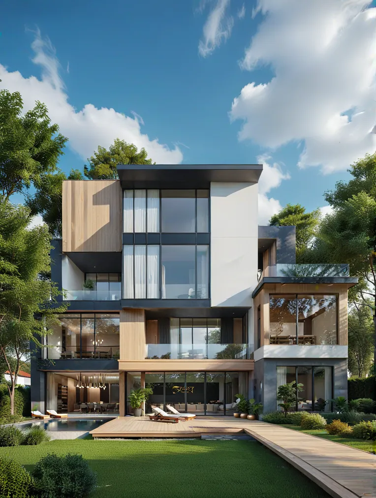 Realistic,Architectural Design,Building,LoRA,SDXL