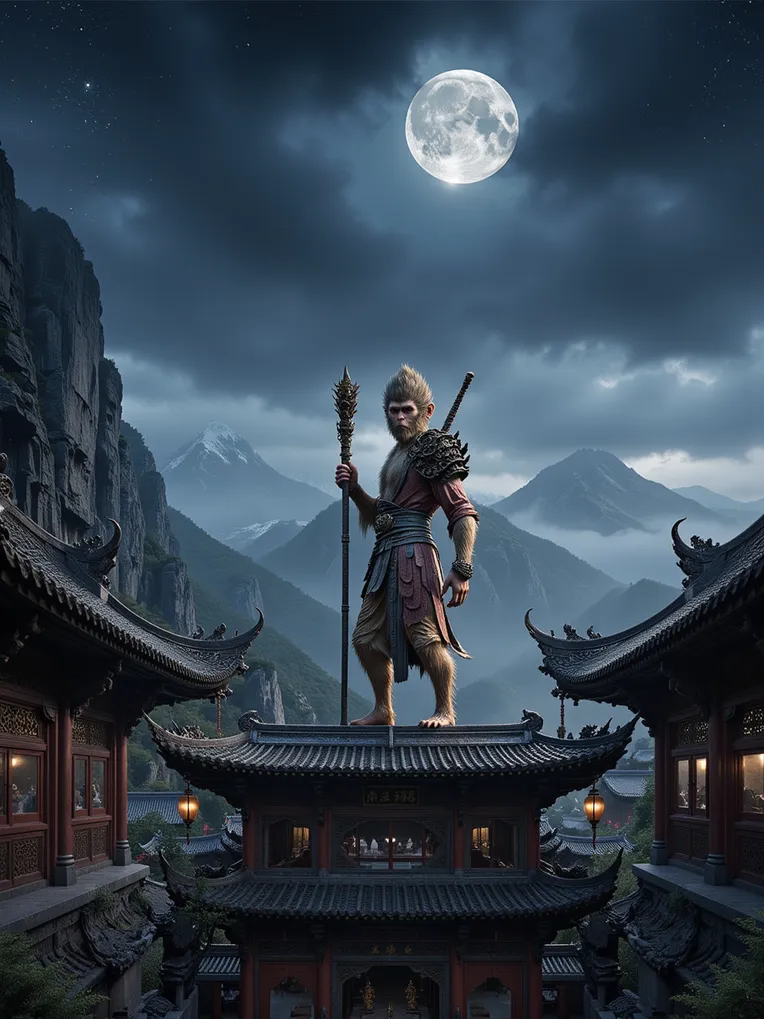 Chinese Style,Game Scene Design,Animal,Checkpoint,FLUX.1