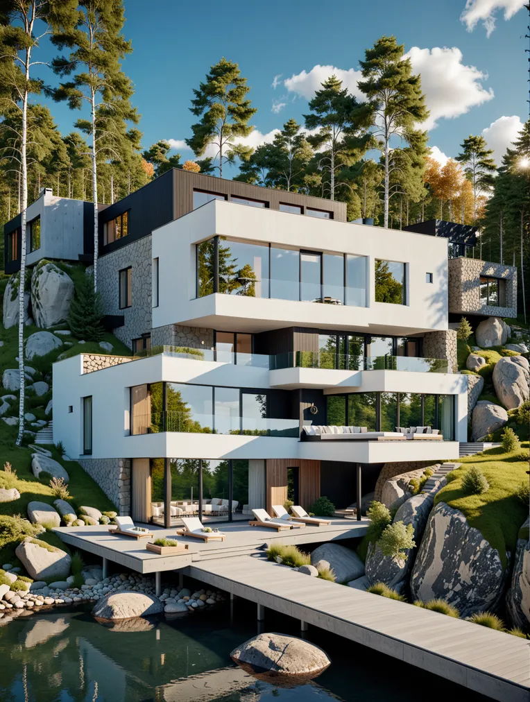 Realistic,Architectural Design,Building,LoRA,SDXL