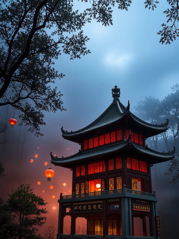 Chinese Style,Architectural Design,Building,LoRA,FLUX.1