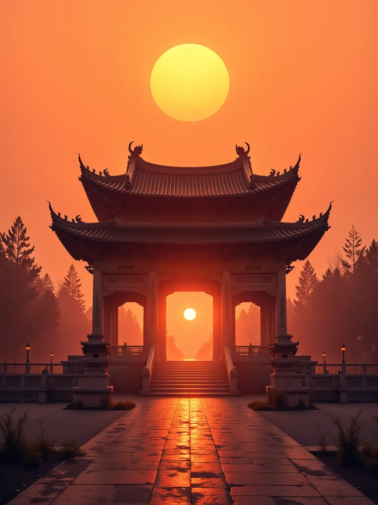 Chinese Style,Architectural Design,Building,LoRA,FLUX.1