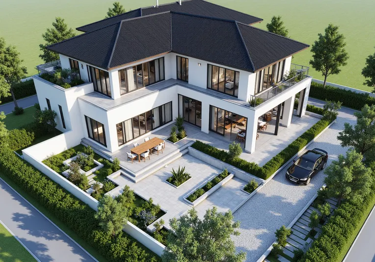 Architectural Design,Building,Style Boost,LoRA,SDXL