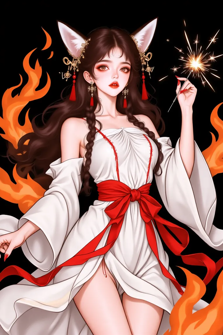 Digital Painting Media,Girl,Physical/Facial feature,LoRA,