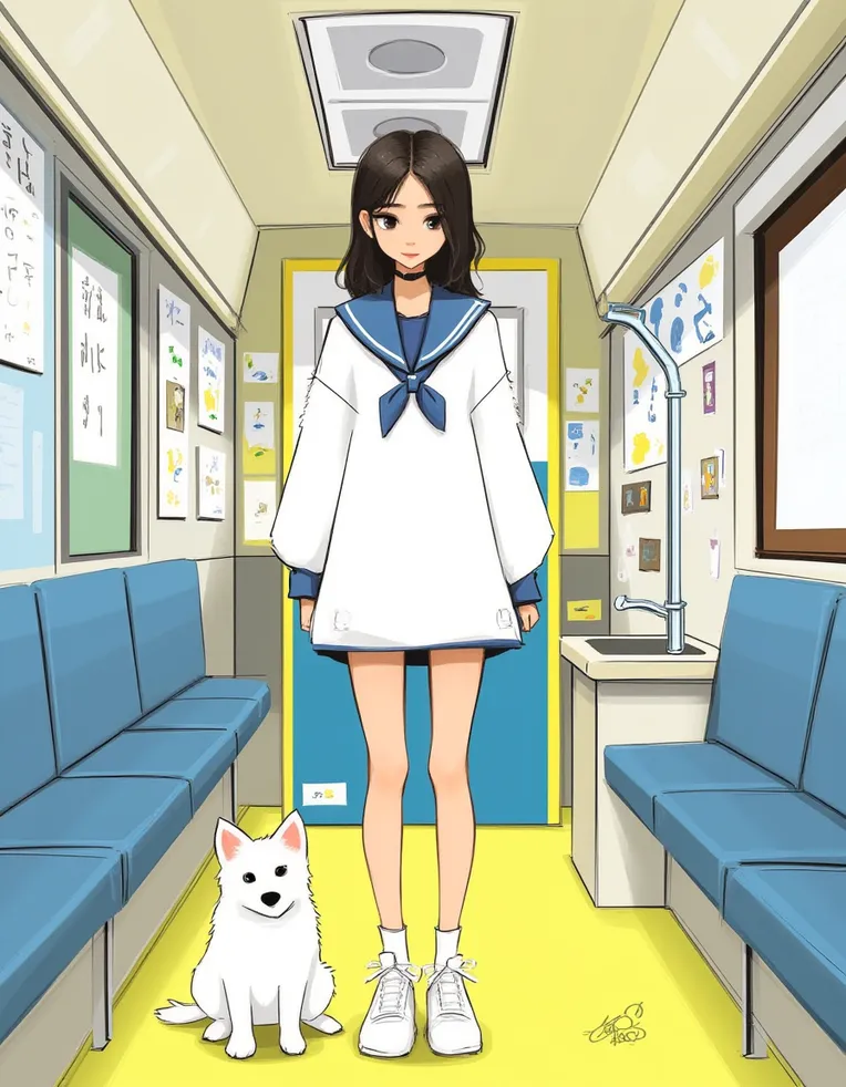 CGI style,Anime Style,Girl,LoRA,FLUX.1