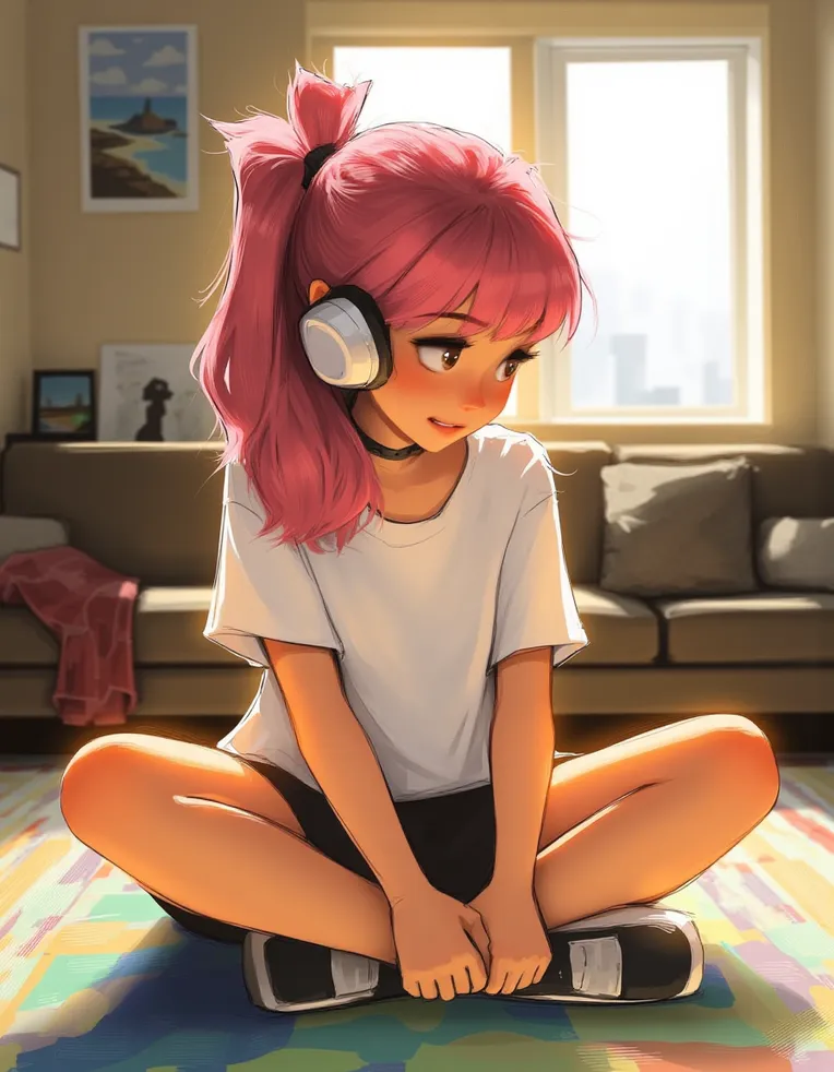 CGI style,Anime Style,Girl,LoRA,FLUX.1