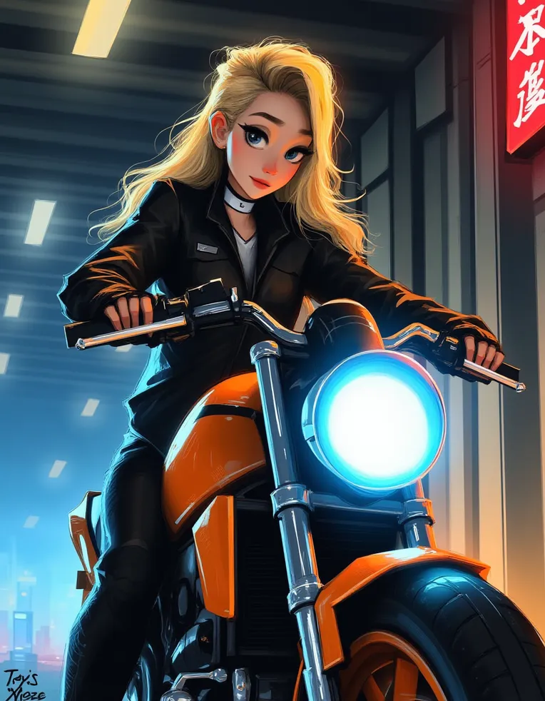 CGI style,Anime Style,Girl,LoRA,FLUX.1