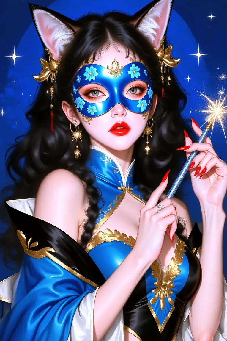 Digital Painting Media,Girl,Physical/Facial feature,LoRA,