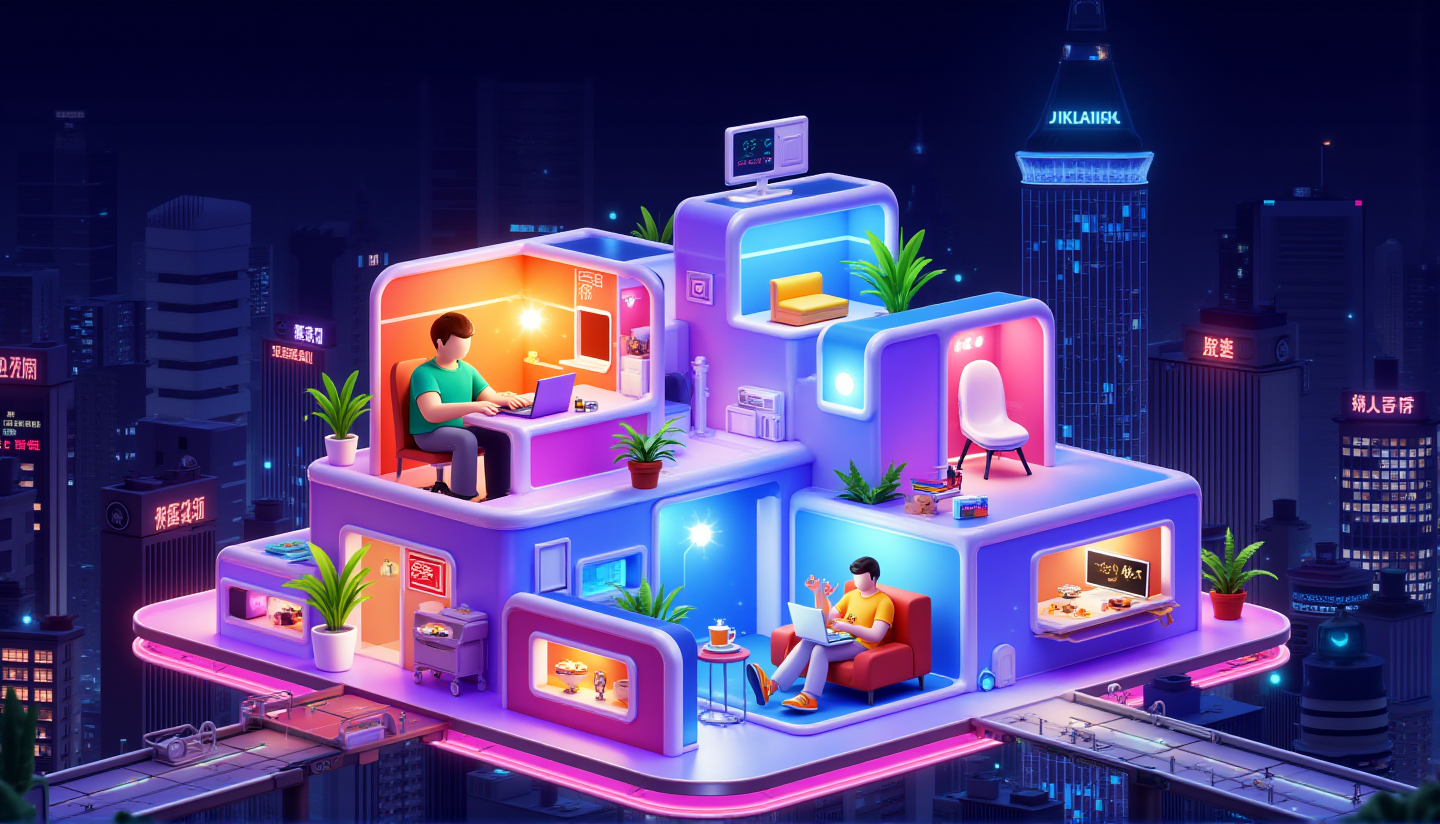 AI绘画-「小李」_全场景3D卡通模型-Flux-听小李的碎碎念-AI绘图-LiblibAI