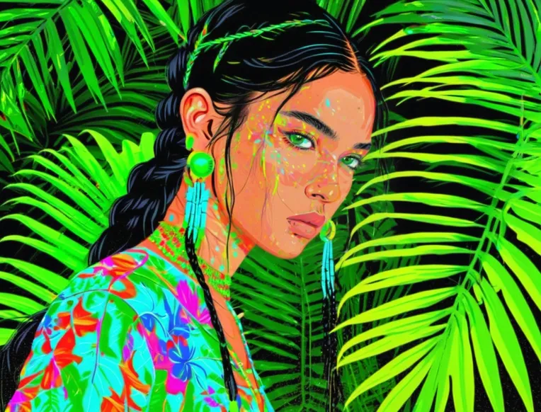 Illustration,Classic Painting,Girl,LoRA,SDXL