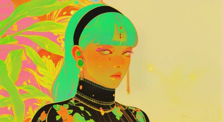 Illustration,Classic Painting,Girl,LoRA,SDXL