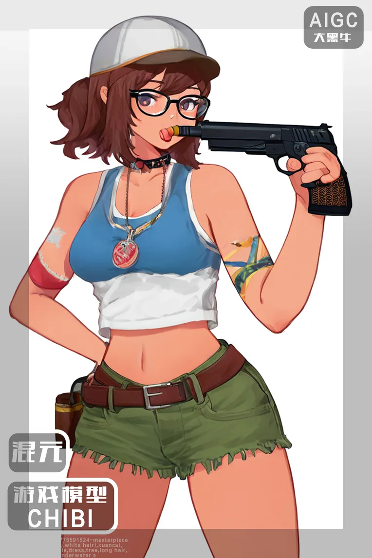 Realistic,Girl,Game Character Design,LoRA,HunyuanDiT v1.2