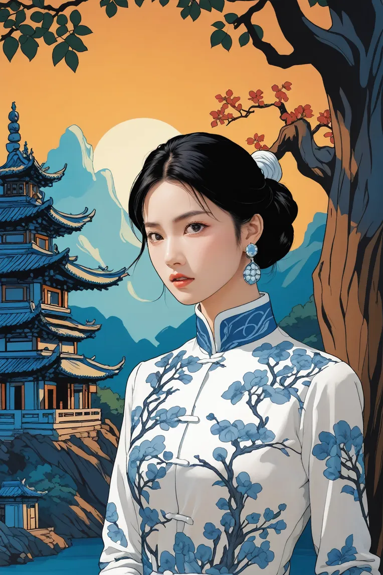 Realistic,Chinese Style,Fashion & Makeup,LoRA,SDXL