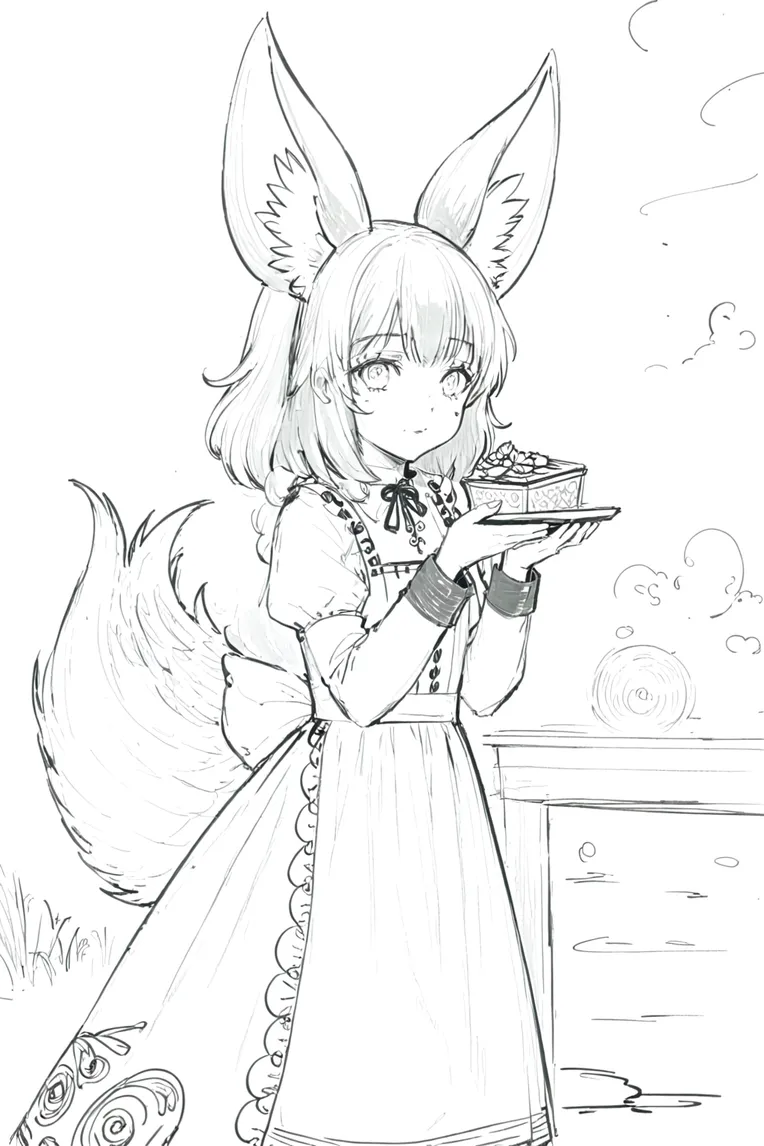 Hand-Drawn,Architectural Design,Girl,Workflow,