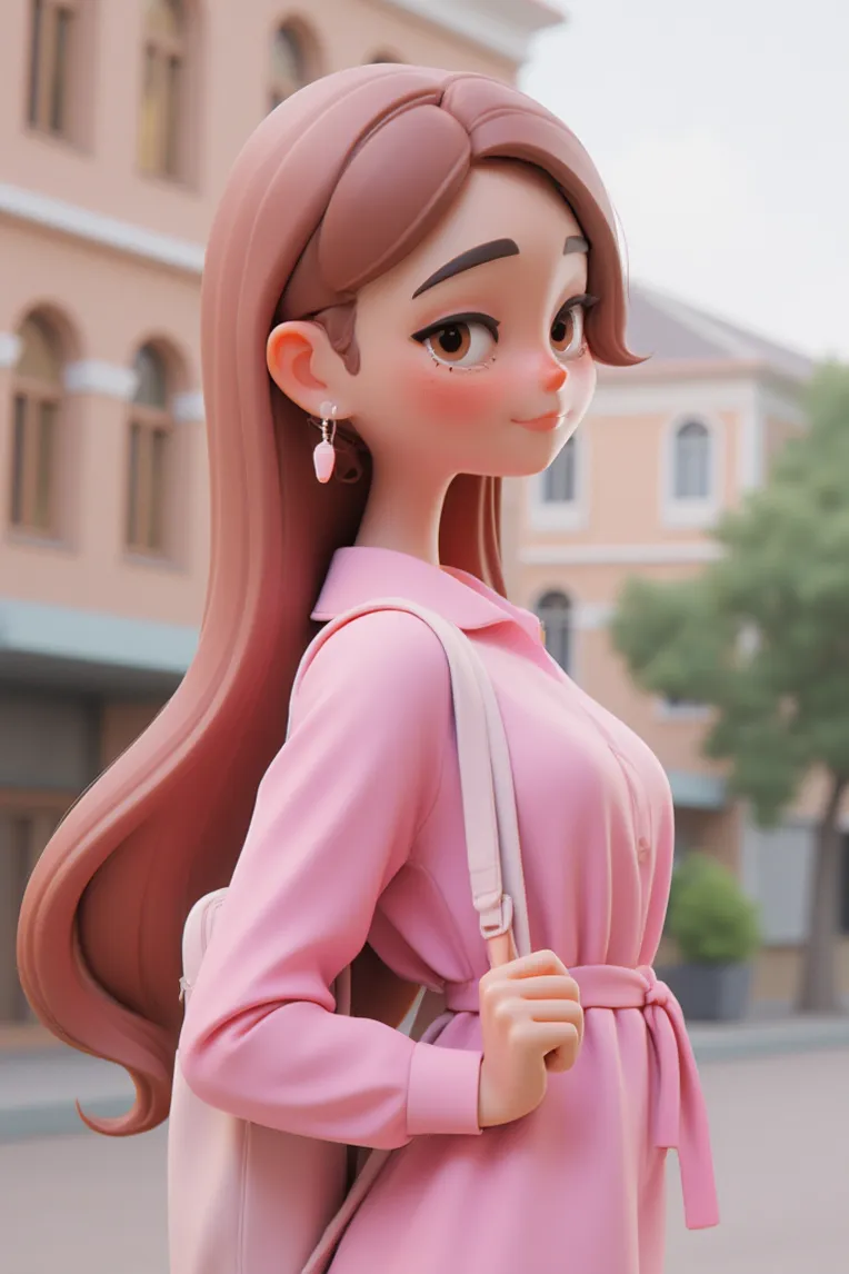 Cartoon style,Anime Character,Girl,LoRA,FLUX.1