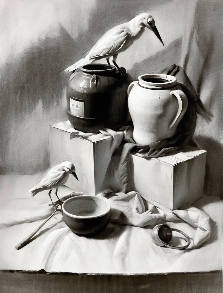 Classic Painting,Traditional Painting Media,Space & Scene,LoRA,SDXL