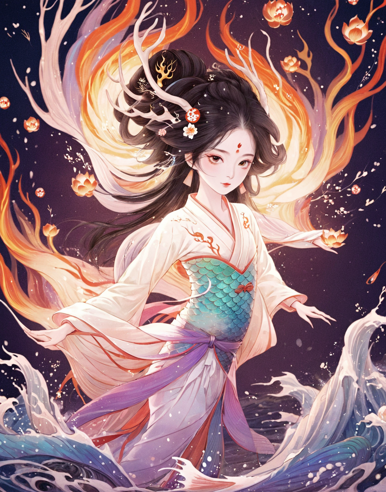 ちゃる❤︎₍ᐢ..ᐢ₎ Chinese Style Fantasy Illustration XL-LoRA-cooooool-Shakker