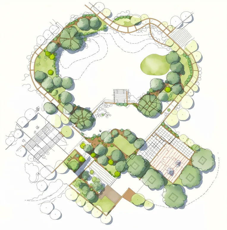 Landscape Design,Composition Control,Landscape,LoRA,SDXL